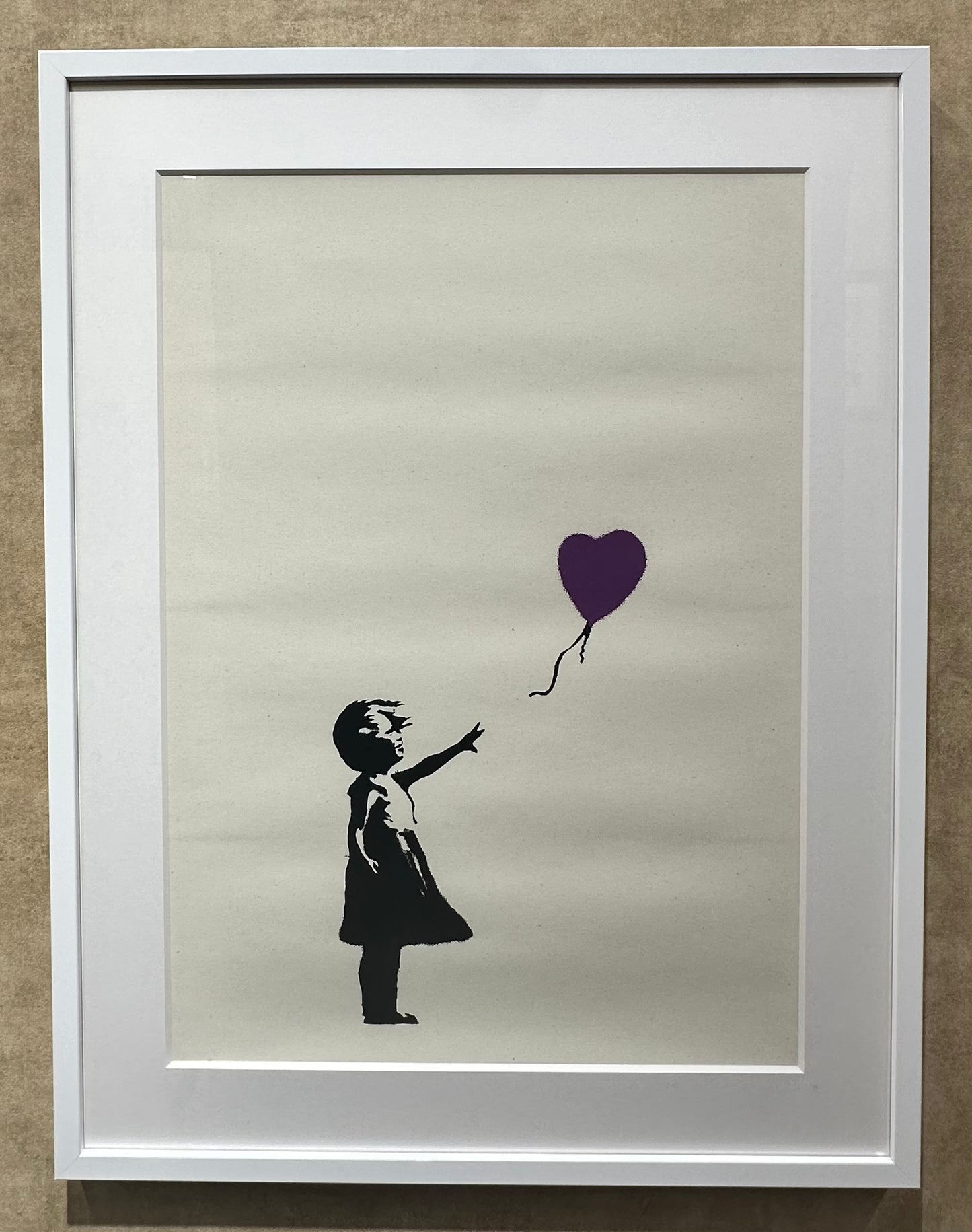 GIRL WITH BALLOON(purple) 風船と少女