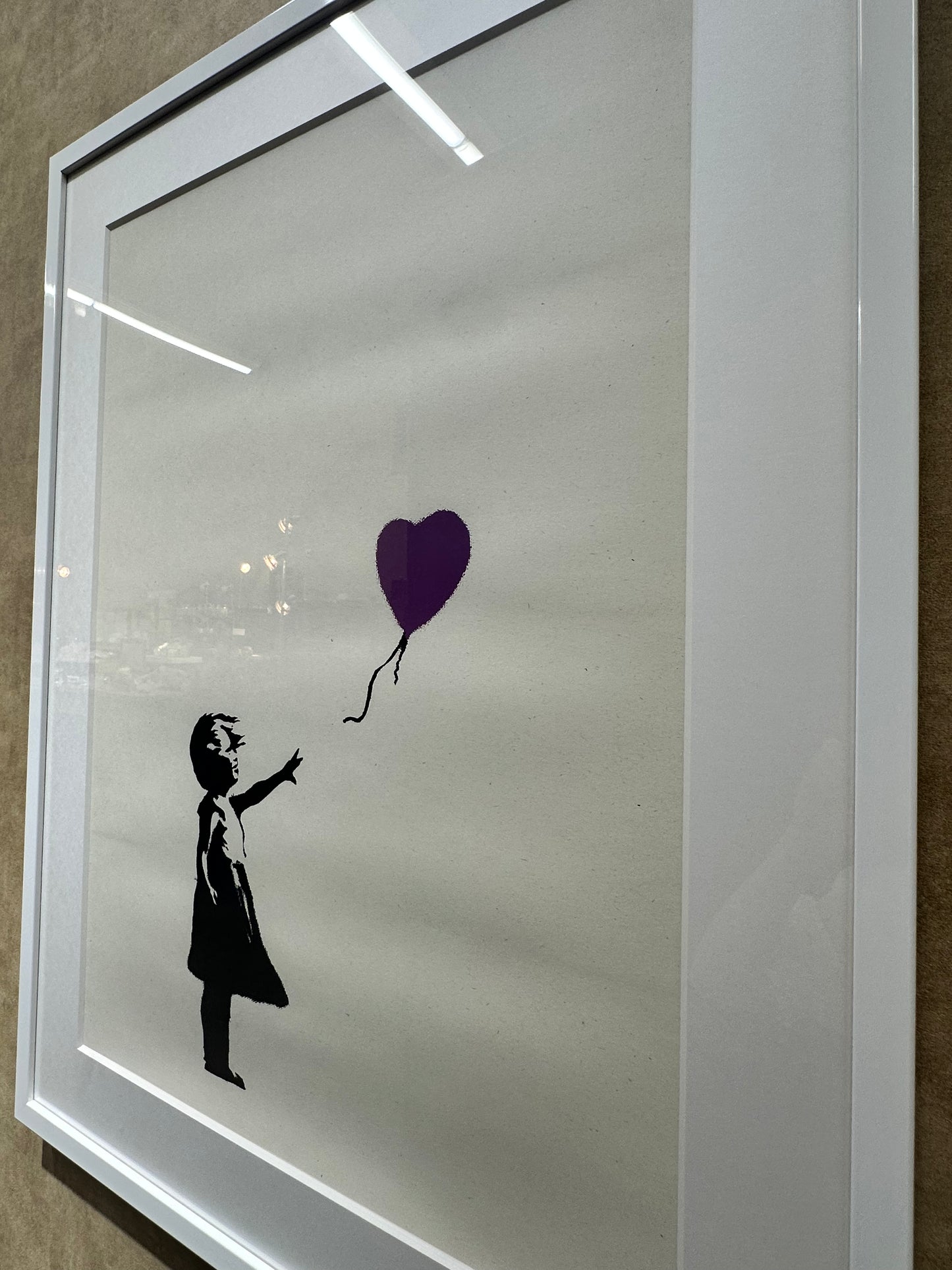 GIRL WITH BALLOON(purple) 風船と少女