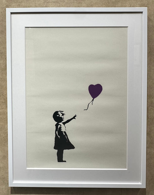 GIRL WITH BALLOON(purple)　風船と少女